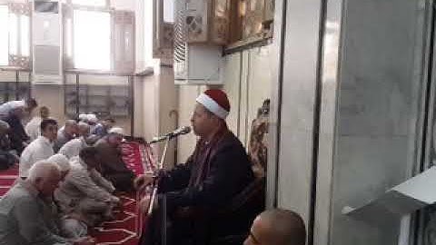 الشيخ ابوالفتوح حسن عبده التلاوة في مسجد المتبولي