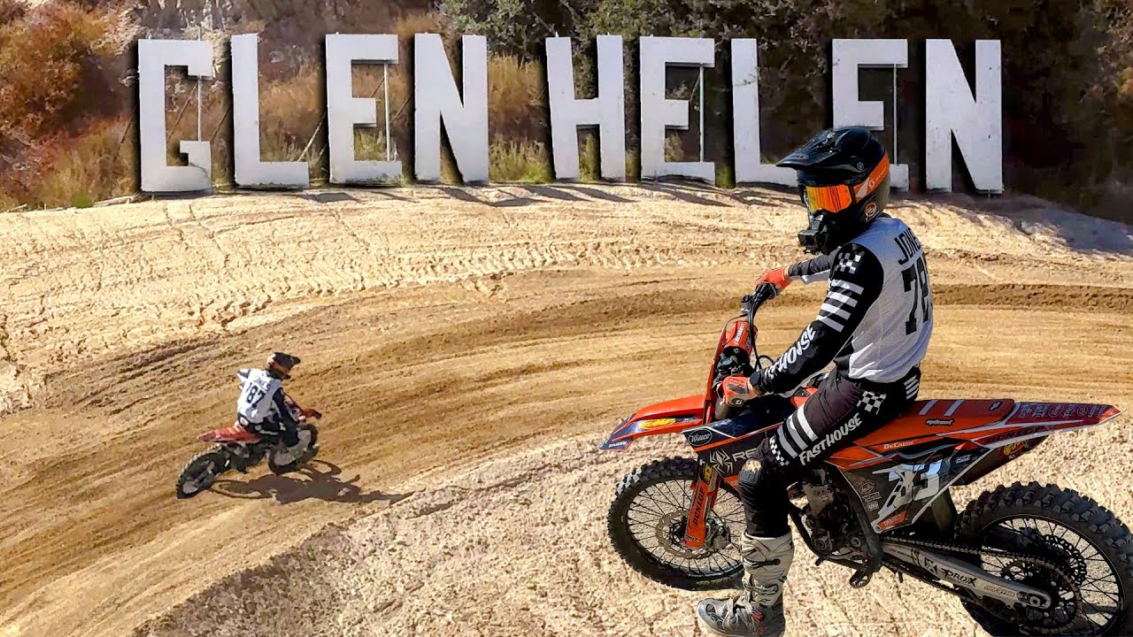 First Time at Glen Helen with Jay Clark (DirtbikeTV)