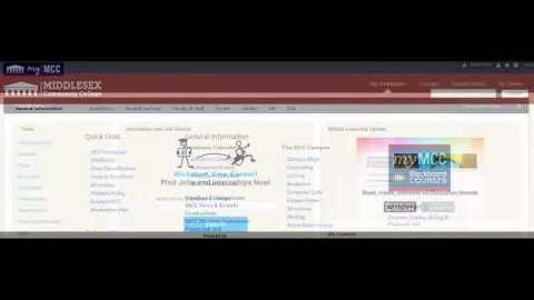 How to Access Your MCC Blackboard Course Shell