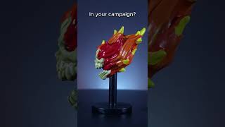 Flaming Skull - where would this Show up in your campaign? #miniaturepainting #tabletoprpg