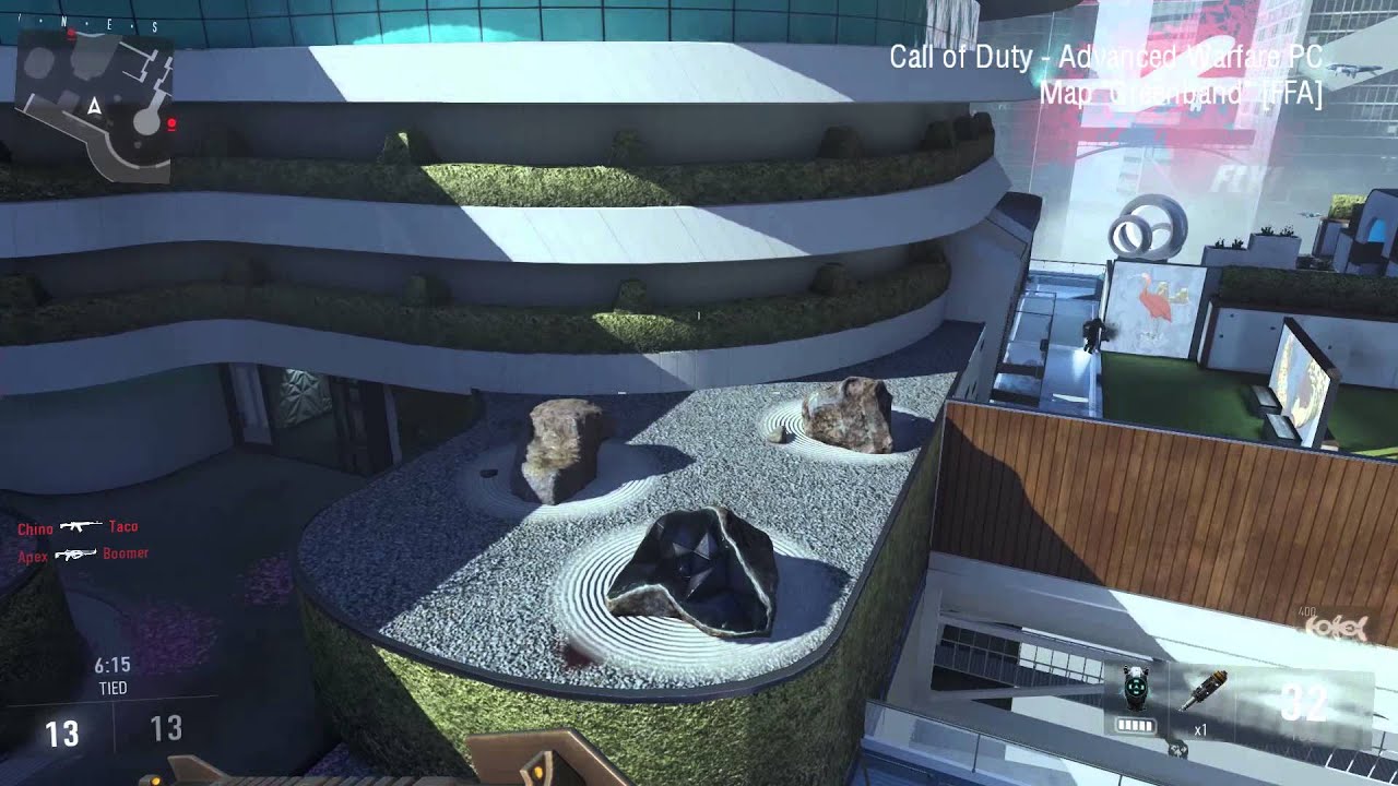 Call of Duty Advanced Warfare PC - map “Greenband” [FFA] - YouTube