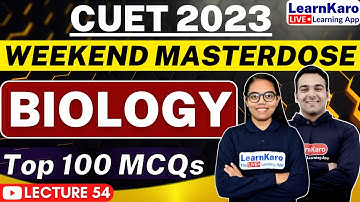CUET 2023 | Biology Domain | Mock Test - Best 50 Most Expected Questions