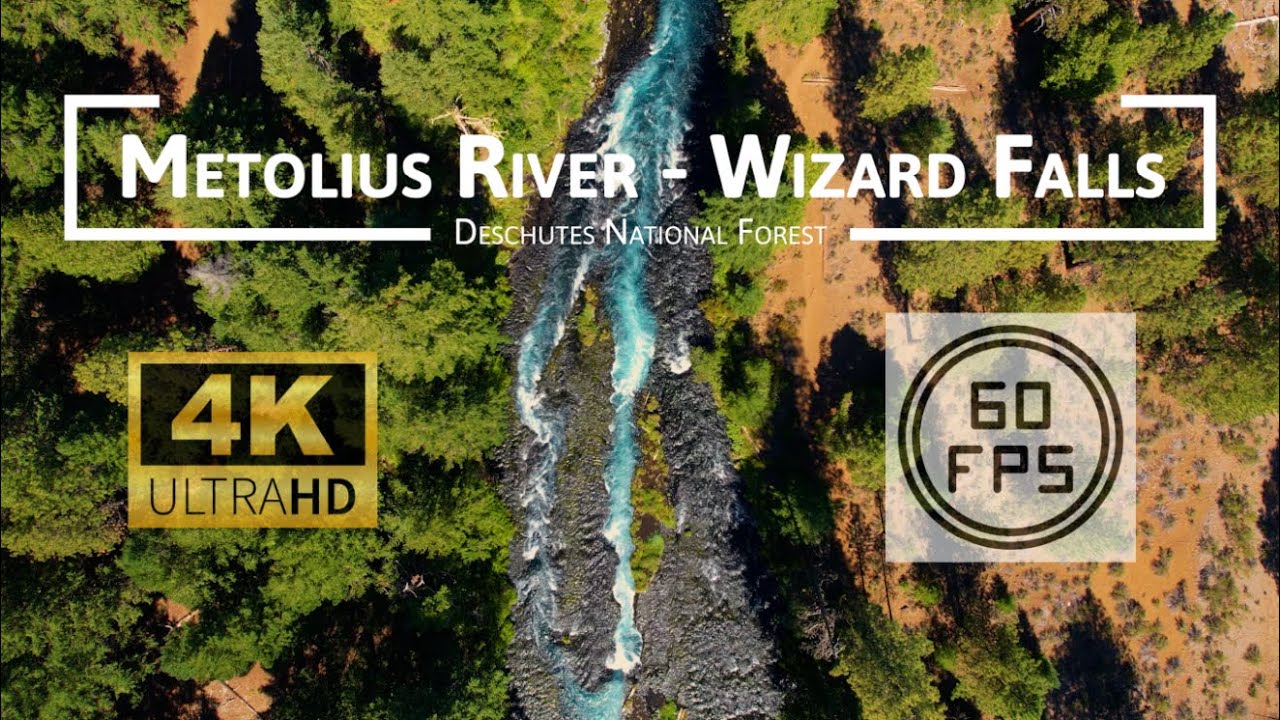 Metolius River | Wizard Falls | Overhead flight