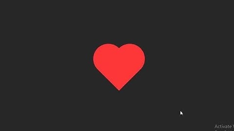 Heartbeat Pumping Animation using html and css - animated heartbeat shape using only html & css