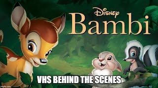 Bambi VHS Masterpiece Collection behind the scenes