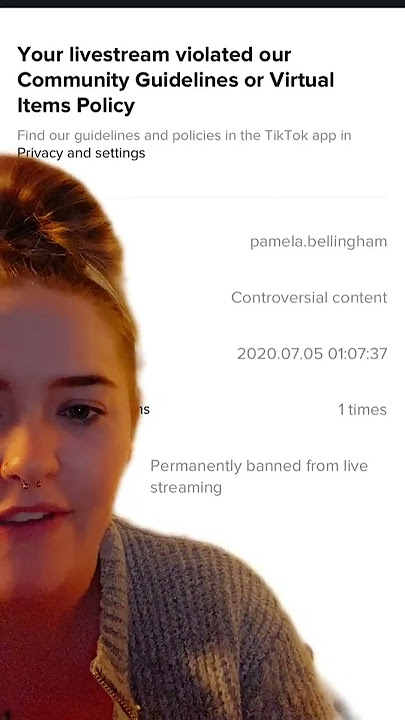 Permanently banned from live streaming!#banned #communityguidelines #livesteam