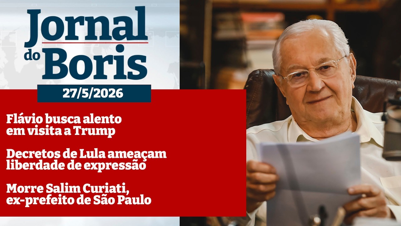 27/05/2026 📰🌐 NOTÍCIAS DO DIA COM BORIS CASOY