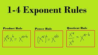 1-4 Exponent Rules