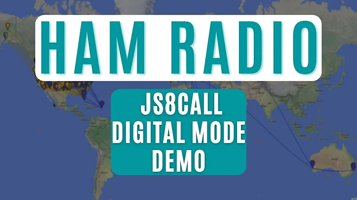 Impromptu Demo of JS8Call Digital Mode Software for Amateur Radio