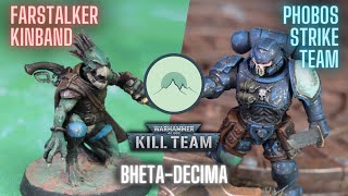 PHOBOS MARINES vs. KROOT FARSTALKERS on BHETA-DECIMA [Kill Team Battle Report]