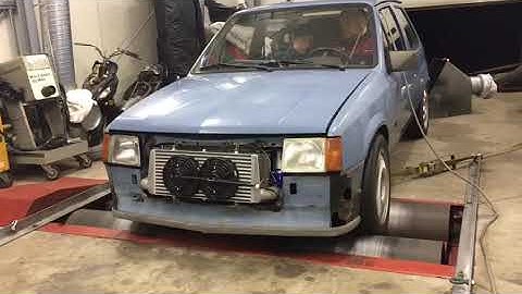 Opel Corsa A1 C20LET VEMS Turbo Team NL Video2