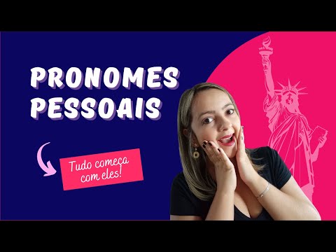 Pronomes pessoais em inglês - I, you, he, she, it, we, they