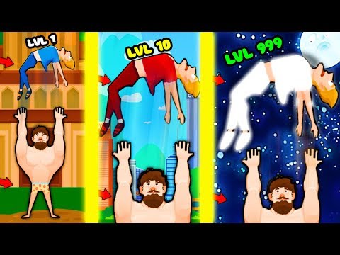 ЭВОЛЮЦИЯ КИДАЛЫ ЧТОБЫ ВЫКИНУТЬ ЧЕЛОВЕКА В ИГРЕ BUDDY TOSS!