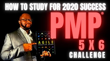 PMP Exam 5 x 6 CHALLENGE - 2020 December Exam Success #pmbokguide #pmp