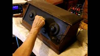 RESTORING A 1920'S BATTERY RADIO