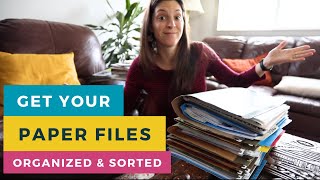 How to SORT & ORGANIZE your Paper Files and Filing Paperwork | New Year Homemaking | Filing Ideas by Mountain Valley Refuge 124 views 3 months ago 10 minutes, 9 seconds