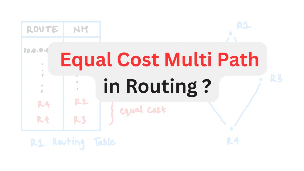 What is ECMP in Routing ? | Equal-Cost Multi Path Explained - YouTube