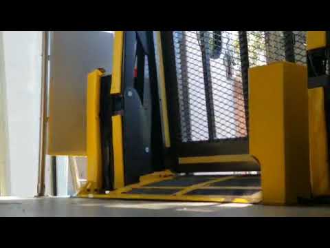 Wheelchair lift guard 2