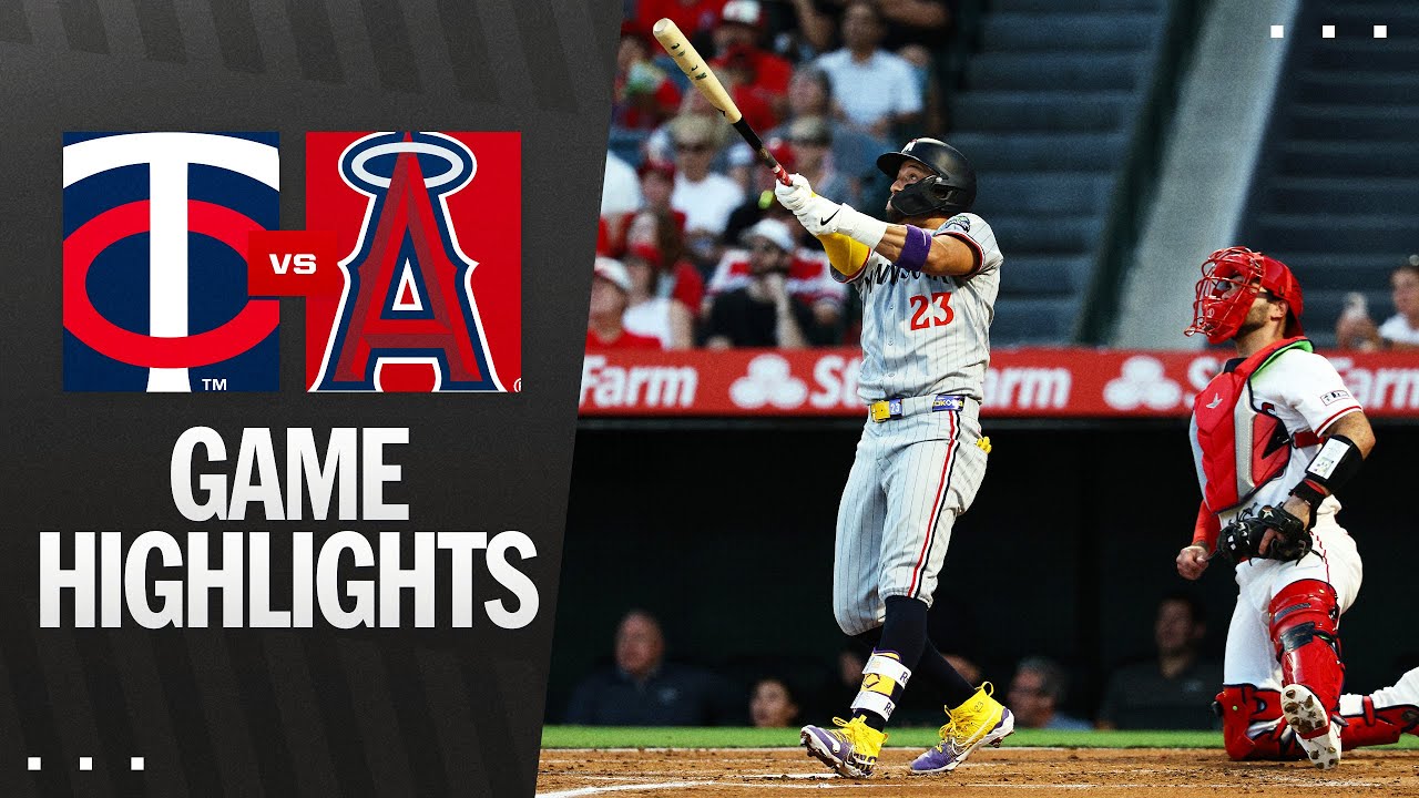 Twins vs. Angels Game Highlights (9/8/25) | MLB Highlights - YouTube