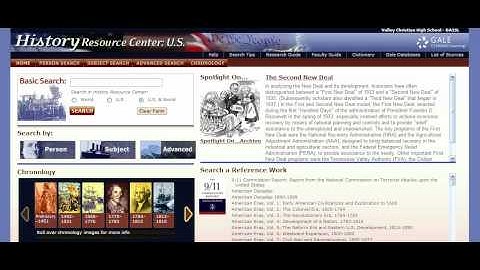 History Databases- Searching for Primary Documents