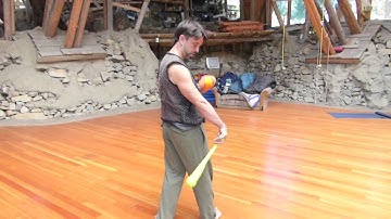 getting started: crossing poi front to back at hips