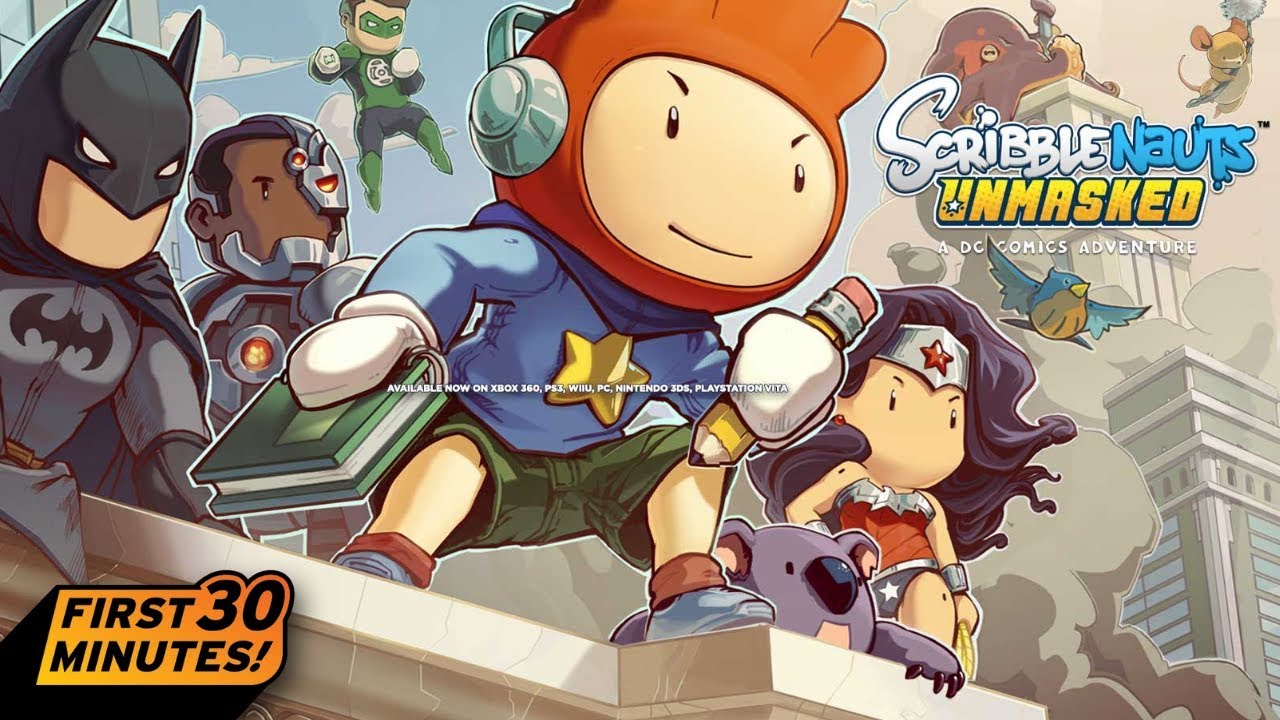 Scribblenauts Unmasked (Mega Pack) - First 30 Minutes - Nintendo Switch