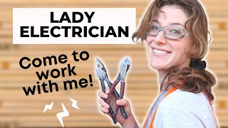 DAY IN THE LIFE | Female Electrician Apprentice on a HUGE Industrial Job