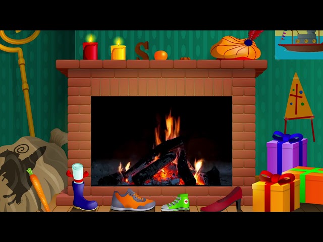 Digibord Haardvuur Open Haard Thema Sinterklaas Youtube