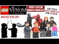 LEGO VENOM: LET THERE BE CARNAGE Custom Minifigure Showcase