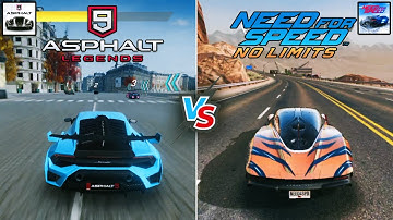Asphalt 9 Legends vs NFS No Limits Game Comparison  | Which One Is The Best Racing Game
