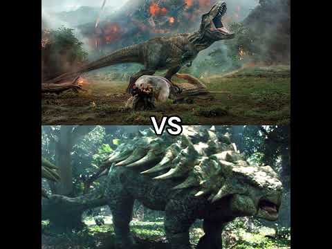 T-Rex vs Ankylosaurus