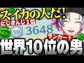 【伝説】スイカゲームで3600点超えて世界で10位にランクインする不破湊【不破湊/切り抜き/にじさんじ】
