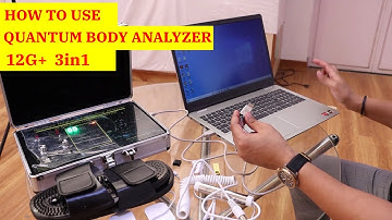 Quantum Magnetic Resonance Body Analyzer 3in1 - ARG 702P │How to Use & Software Installation