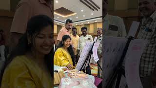 My fist live painting at a birthday party 😍🥳 #art #artist #pavani #birthday