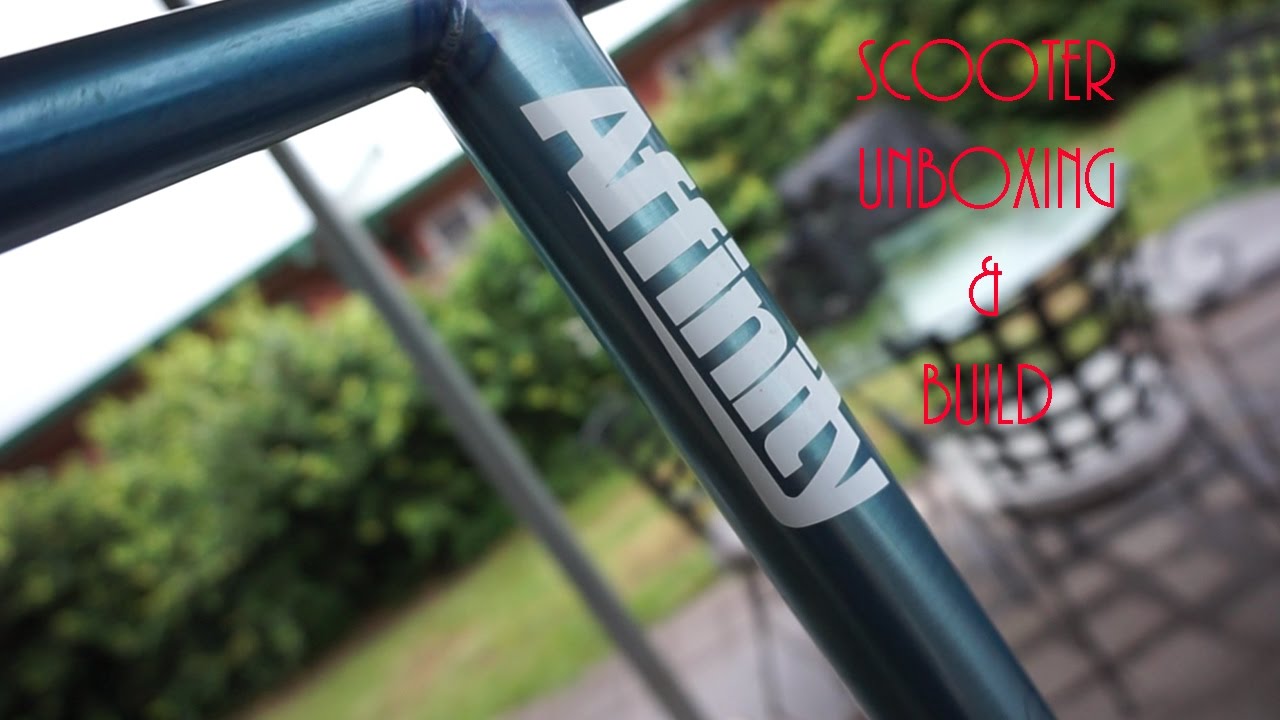 scooter unboxing and build - YouTube