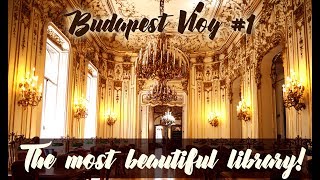 The Most Beautiful Library Budapest Vlog