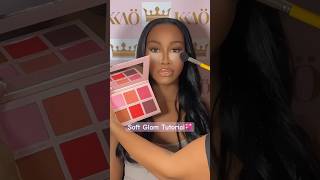Soft Glam Tutorial YOU NEED😍💖 this liquid + powder blush😍 #makeuptutorial #makeup