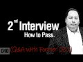 Second Interview Tips & Preparation with Ex-CEO π€