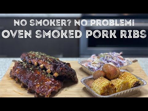 NO SMOKER? NO PROBLEM! OVEN SMOKED PORK RIBS
