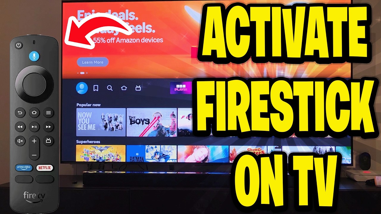 How To Activate Firestick On TV - YouTube