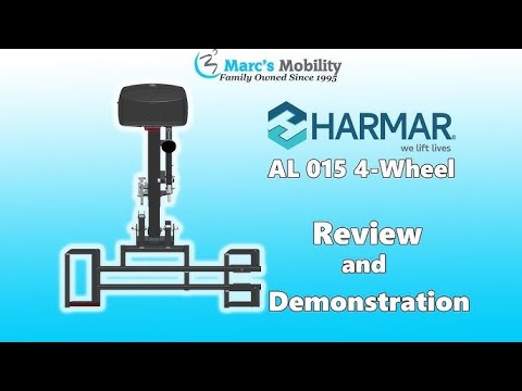 Harmar AL 015 4 Wheel Scooter Lift - Review and Demonstration