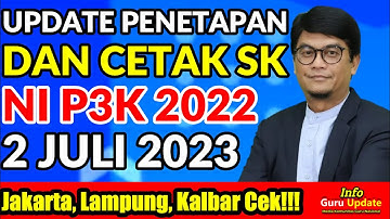 UPDATE NIP3K 2022 PALING BARU! CEK