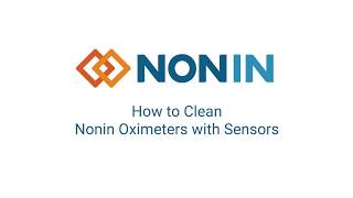 How to Clean Nonin Oximeters with Sensors