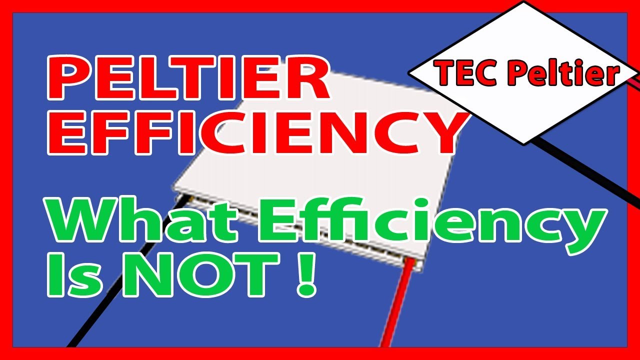 peltier plate efficiency