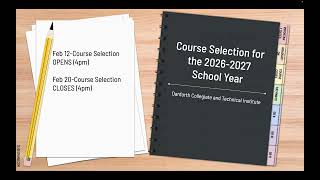 Grade 9-10 Course Selection Presentation (2026-27)