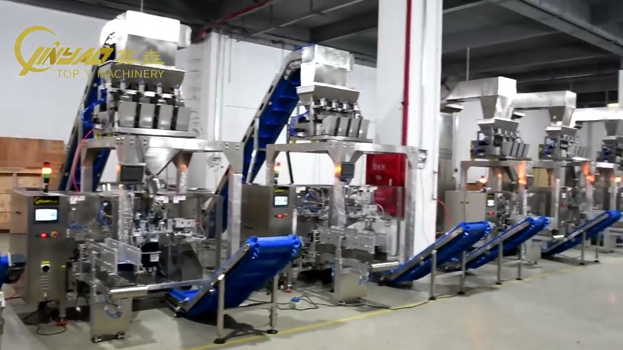 Doypack Pouch Machine with Linear Weigher Running