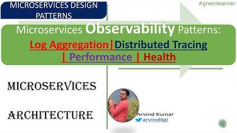 Log Aggregation || Distributed Tracing || Performance || Microservices Observable Pattern