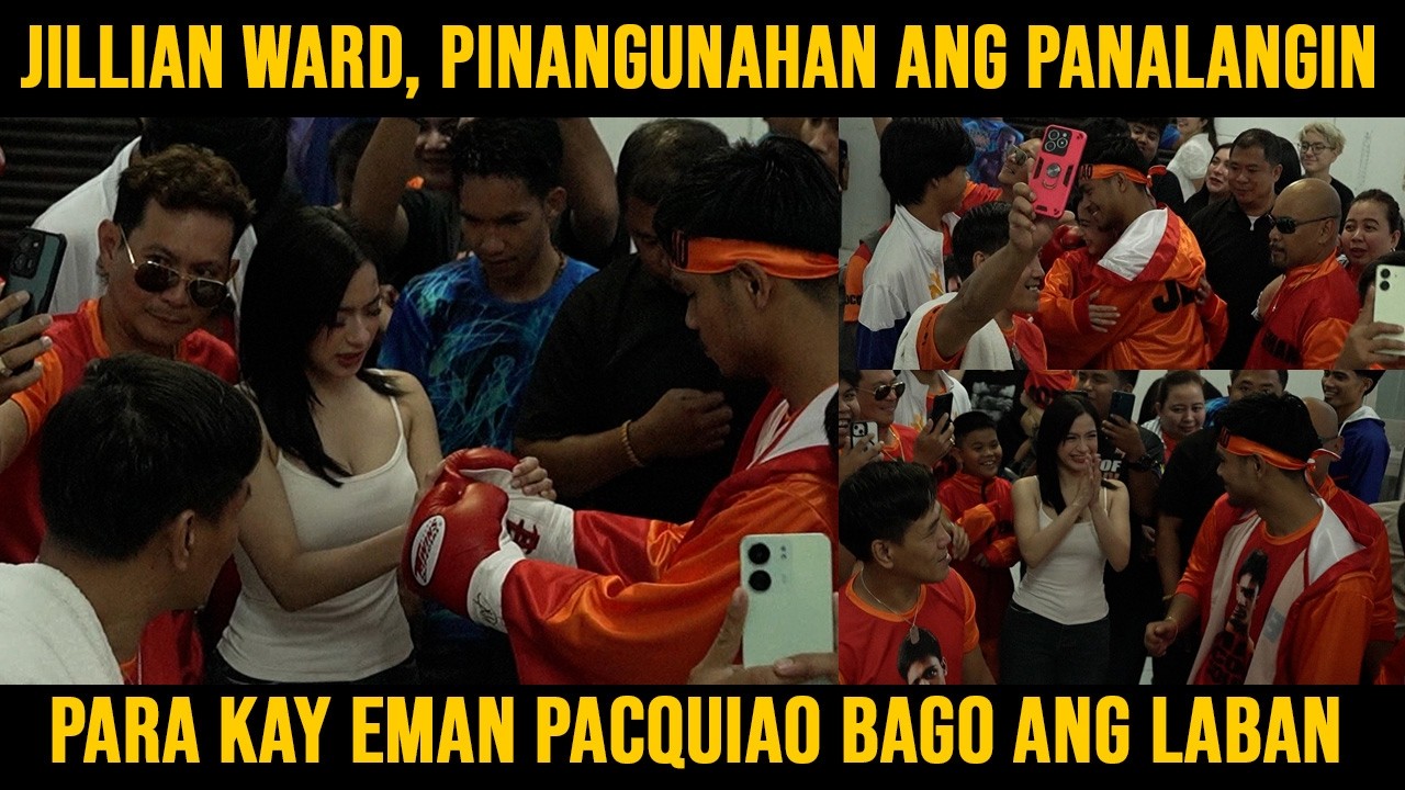 Jillian Ward, Pinangunahan ang Panalangin para kay Eman Pacquiao Bago ang Laban! Sweet Moment!