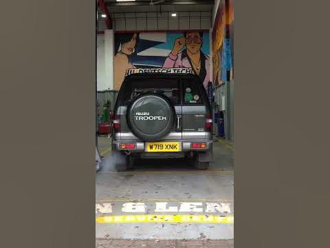 ISUZU Trooper with a Brand New Exhaust Setup💥 - YouTube