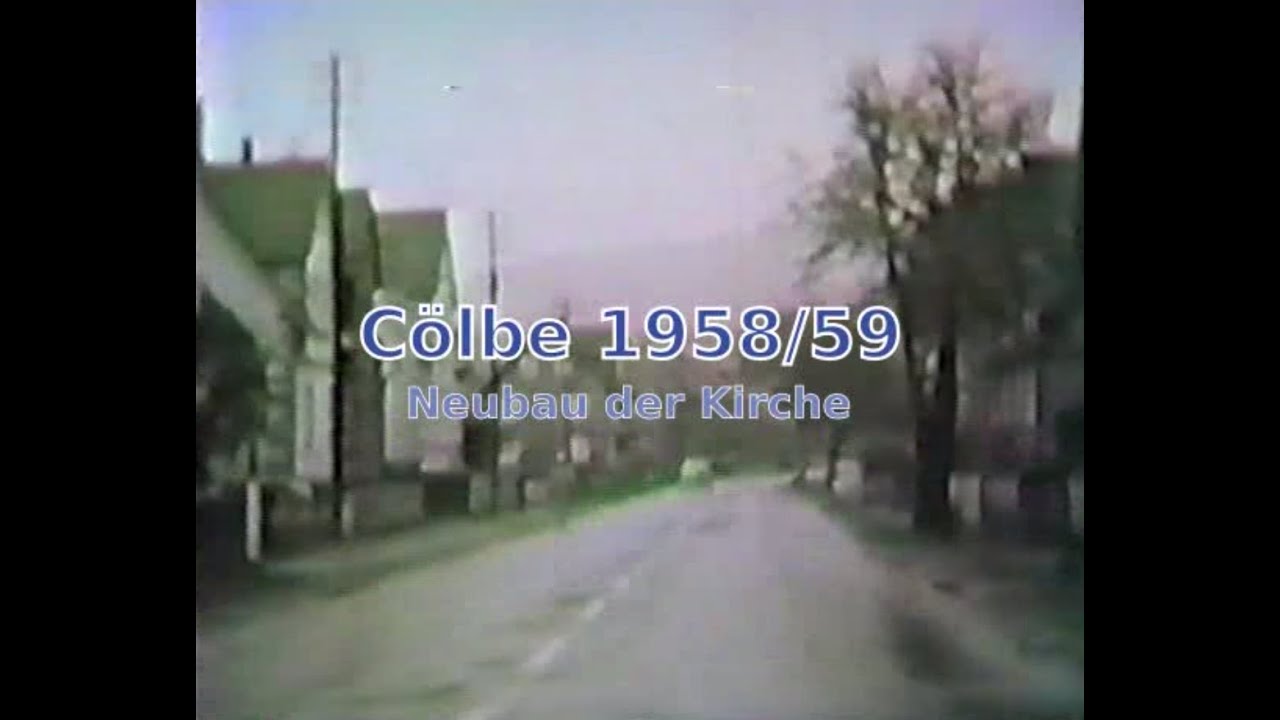 Neubau Kirche Cölbe 1958 und 1959
